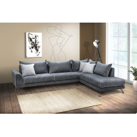 ANDROMAXI καναπές οικιακού χώρου 290x240x90 ταπετσαρία ΕΠΙΛΟΓΗΣ